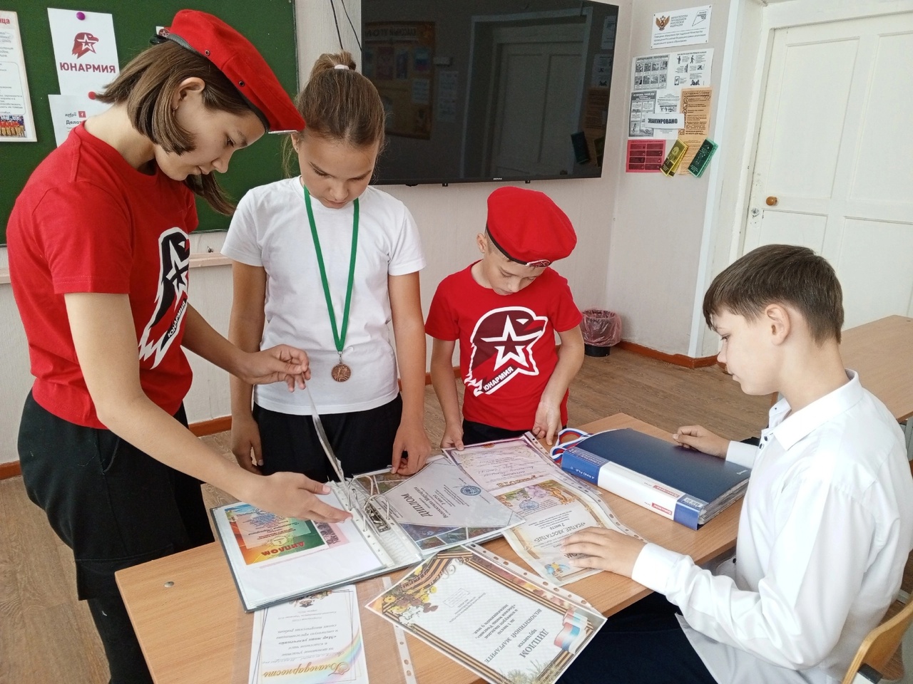 Будущие Юнармейцы.